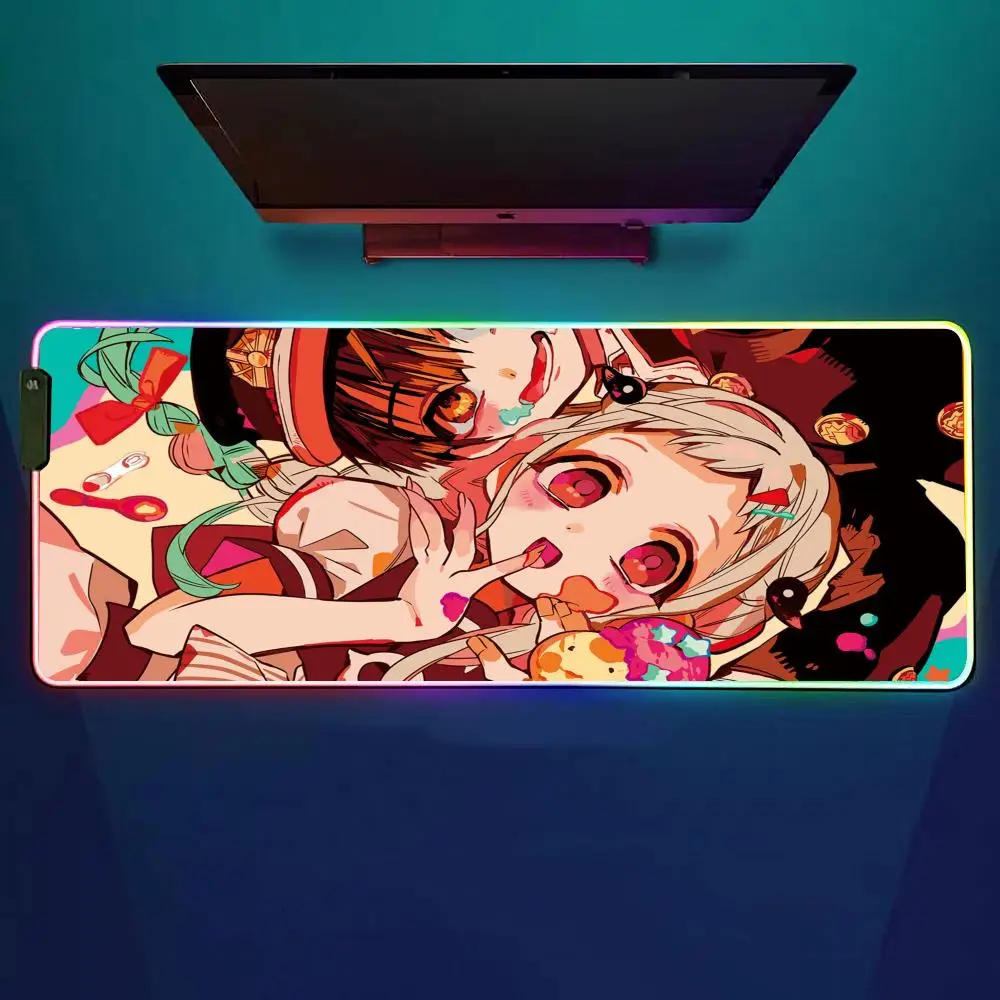 ANIME T-Toilet-Bound Hanako-kun Mouse Pad RGB Gaming Mouse Pad Desk Mat HD Gamer Large LED Light XXL MousePads
ANIME T-Toilet-Bound Hanako-kun Mouse Pad RGB Gaming Mouse Pad Desk Mat HD Gamer Large LED Light XXL MousePads