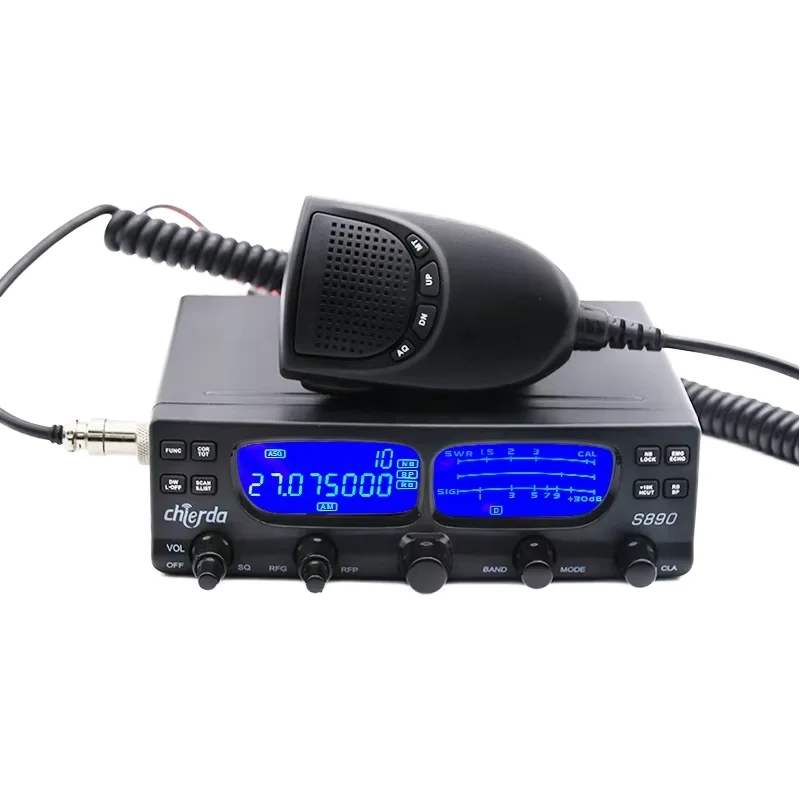 New Arrival Chierda S890 CB Walkie Talkie Short Wave Transceiver AM/FM 50km Range 30W Output IP53 Water Resistant
New Arrival Chierda S890 CB Walkie Talkie Short Wave Transceiver AM/FM 50km Range 30W Output IP53 Water Resistant