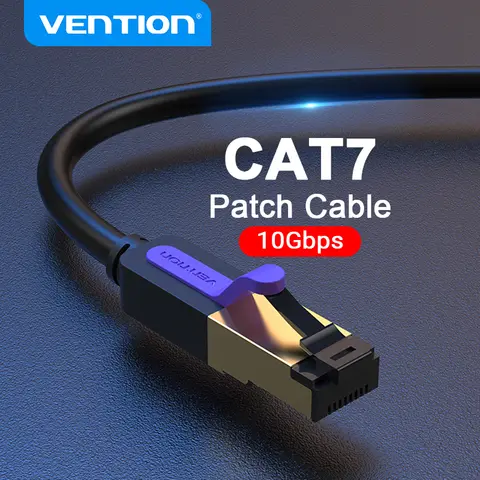 Cavo Ethernet Vention RJ 45 cavo Lan Cat7 cavo di rete STP RJ45 per cavo Patch compatibile Cat6 per cavo Ethernet Router Cat7