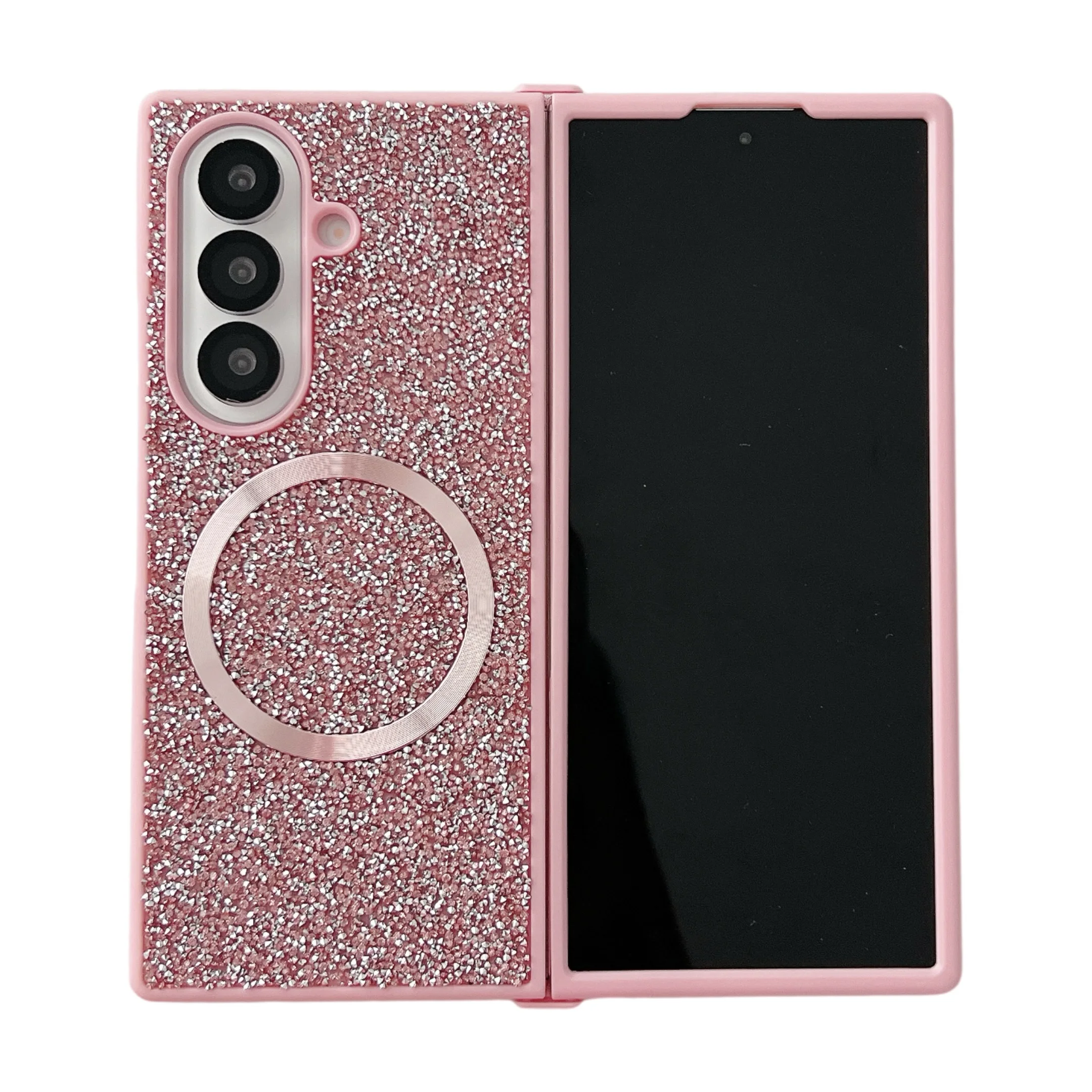 Bling Full Tiny Diamond Glitter Magsafe Case For Samsung Galaxy Z Fold 7 6 5 4 Fold7 ZFold7 3D Shockproof Armor Cover Frame
Bling Full Tiny Diamond Glitter Magsafe Case For Samsung Galaxy Z Fold 7 6 5 4 Fold7 ZFold7 3D Shockproof Armor Cover Frame