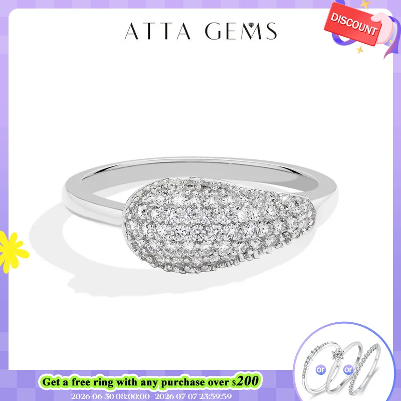ATTAGEMS Pear-Shaped Multi-Moissanite Ring for Women Round Cut S925 Silver White Gold Engagement Ring Bride Vintage Jewelry Gift
ATTAGEMS Pear-Shaped Multi-Moissanite Ring for Women Round Cut S925 Silver White Gold Engagement Ring Bride Vintage Jewelry Gift