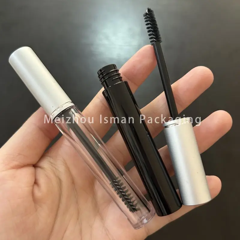 50Pcs Clear Silver Wand Aluminum Mascara Black Bottle Eyeliner Container Packaging 3ML Empty Eyelash Serum Tube With Brush
50Pcs Clear Silver Wand Aluminum Mascara Black Bottle Eyeliner Container Packaging 3ML Empty Eyelash Serum Tube With Brush