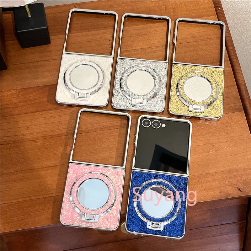 Luxury Electroplating Bling Glitter Mirror Magnetic Stand Holder Cases For Samsung Galaxy Z Flip 7 FE 6 5 4 3 ZFlip7 Girl Covers
Luxury Electroplating Bling Glitter Mirror Magnetic Stand Holder Cases For Samsung Galaxy Z Flip 7 FE 6 5 4 3 ZFlip7 Girl Covers