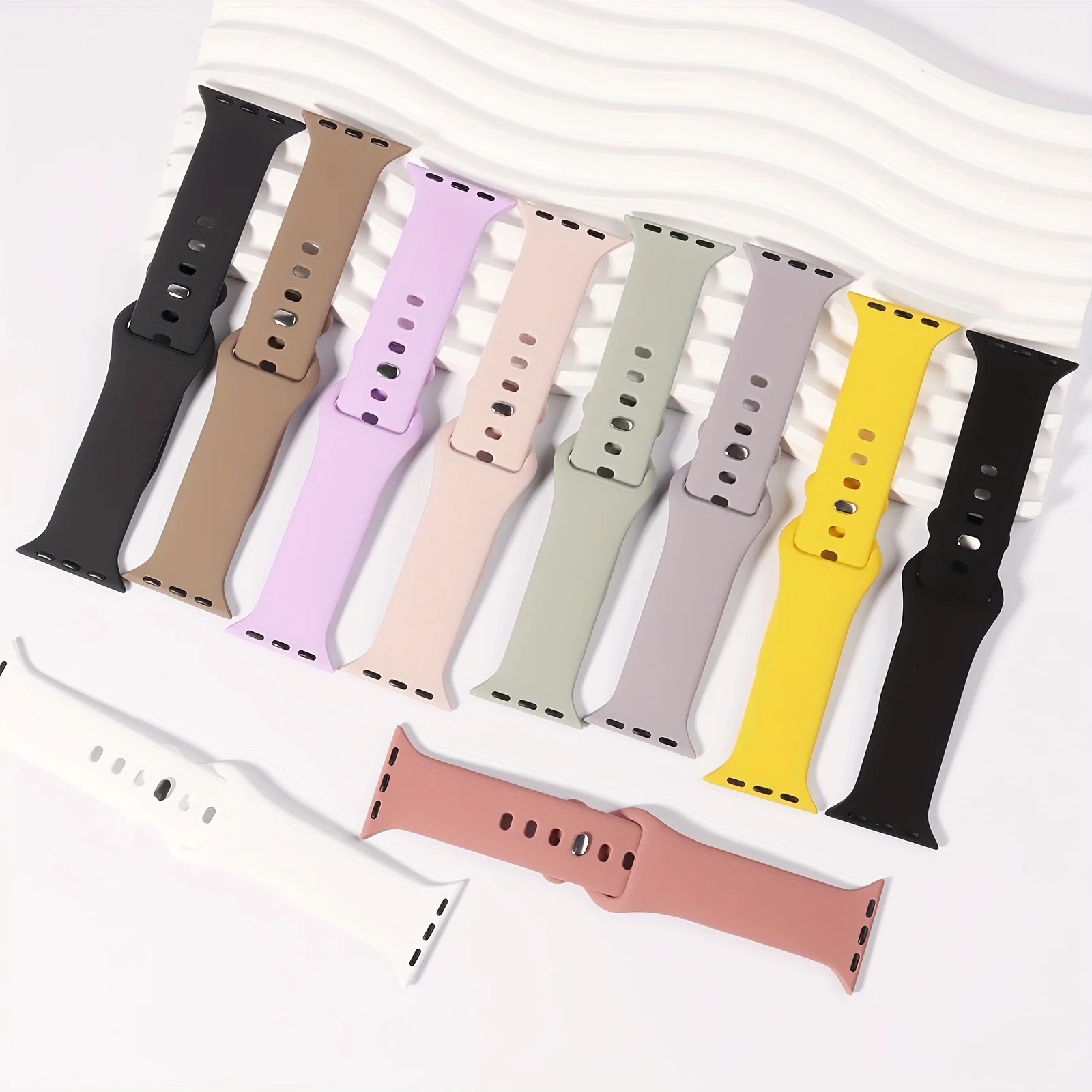 Силиконовый спортивный ремешок для Apple Watch Ultra 49 мм серии 10-9-8-7 41 мм 45 мм 44 мм 40 мм 46 мм браслет Correa iwatch 6 5 4 SE 3 Ремешок
Силиконовый спортивный ремешок для Apple Watch Ultra 49 мм серии 10-9-8-7 41 мм 45 мм 44 мм 40 мм 46 мм браслет Correa iwatch 6 5 4 SE 3 Ремешок