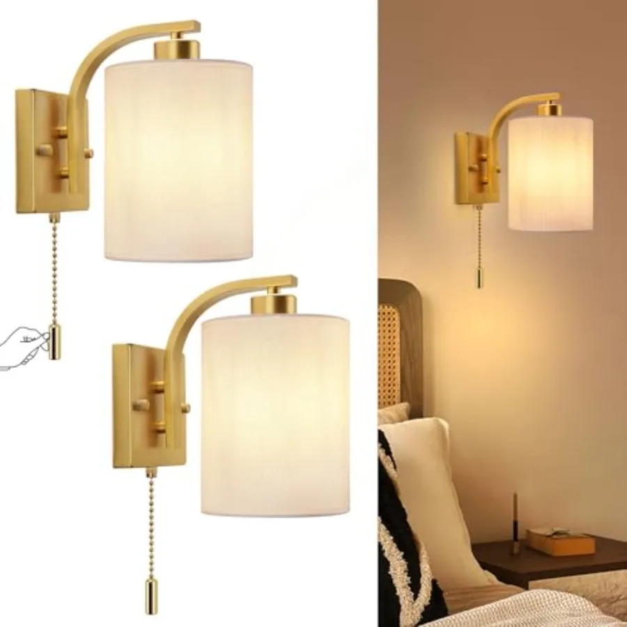 Wall Sconces with Pull ChainVintage Hardwired Pull Cord Wall Light Fixture with on Off Switch Indoor Wall Lamp for Hallway Bedr
Wall Sconces with Pull ChainVintage Hardwired Pull Cord Wall Light Fixture with on Off Switch Indoor Wall Lamp for Hallway Bedr