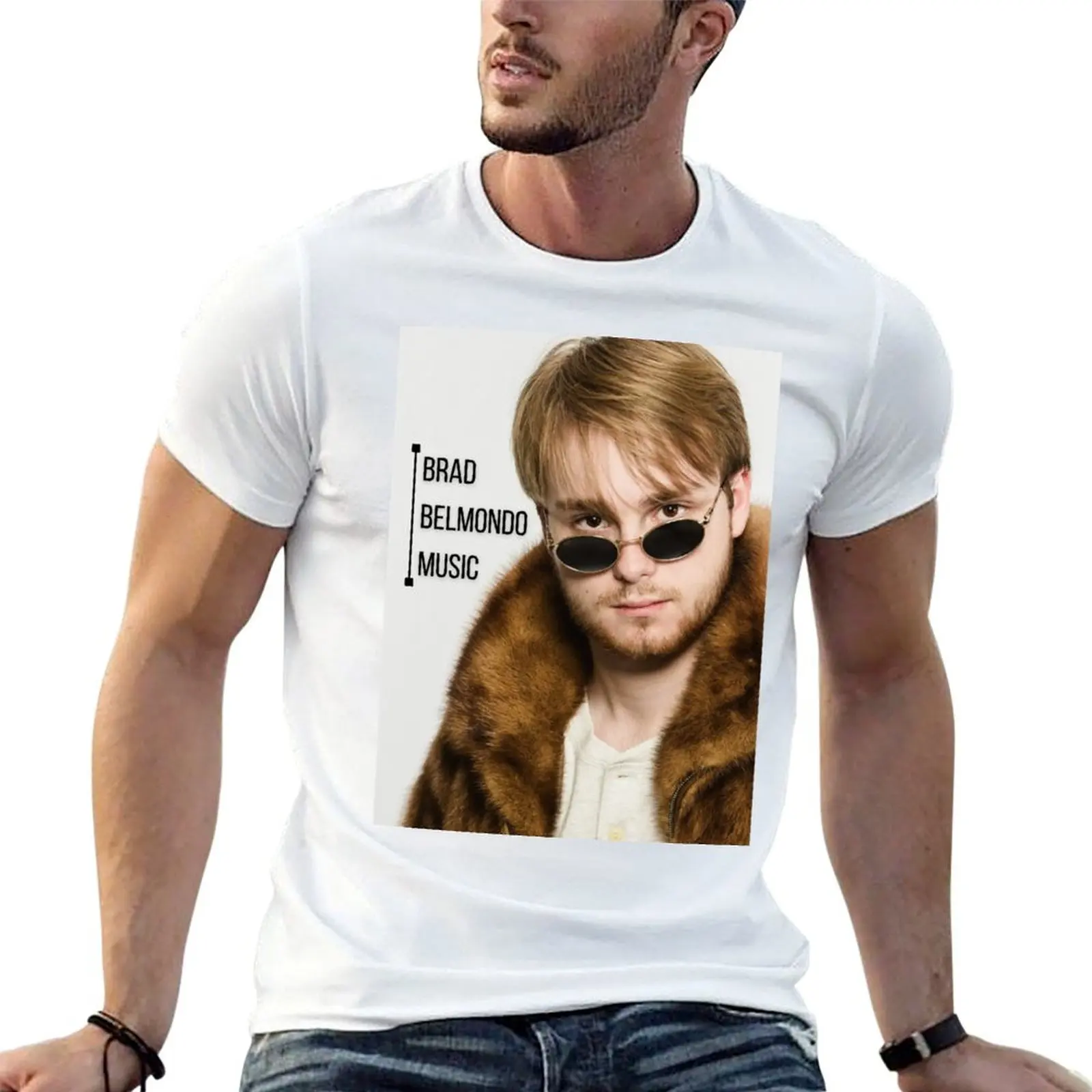 Brad Belmondo Music T-Shirt man t shirts graphic man t shirts high quality luxury brand cotton tshirt 100% T-shirt
Brad Belmondo Music T-Shirt man t shirts graphic man t shirts high quality luxury brand cotton tshirt 100% T-shirt