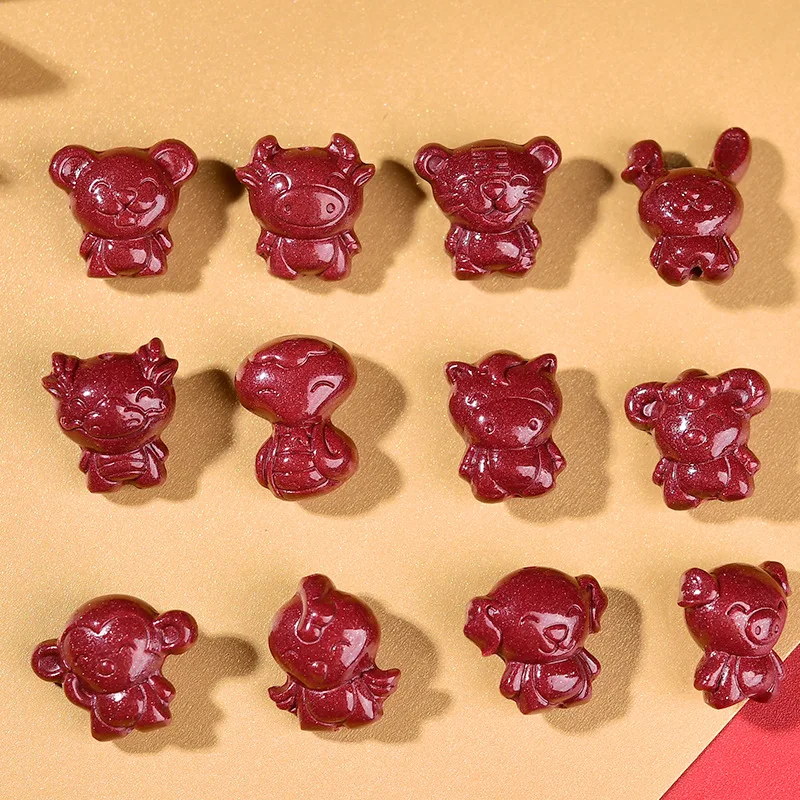 Luxury Red Cinnabar Chinese Zodiac Cartoon Accessories Bracelet Gemstone Necklace Real Natural Jewelry Women Energy Gifts
Luxury Red Cinnabar Chinese Zodiac Cartoon Accessories Bracelet Gemstone Necklace Real Natural Jewelry Women Energy Gifts