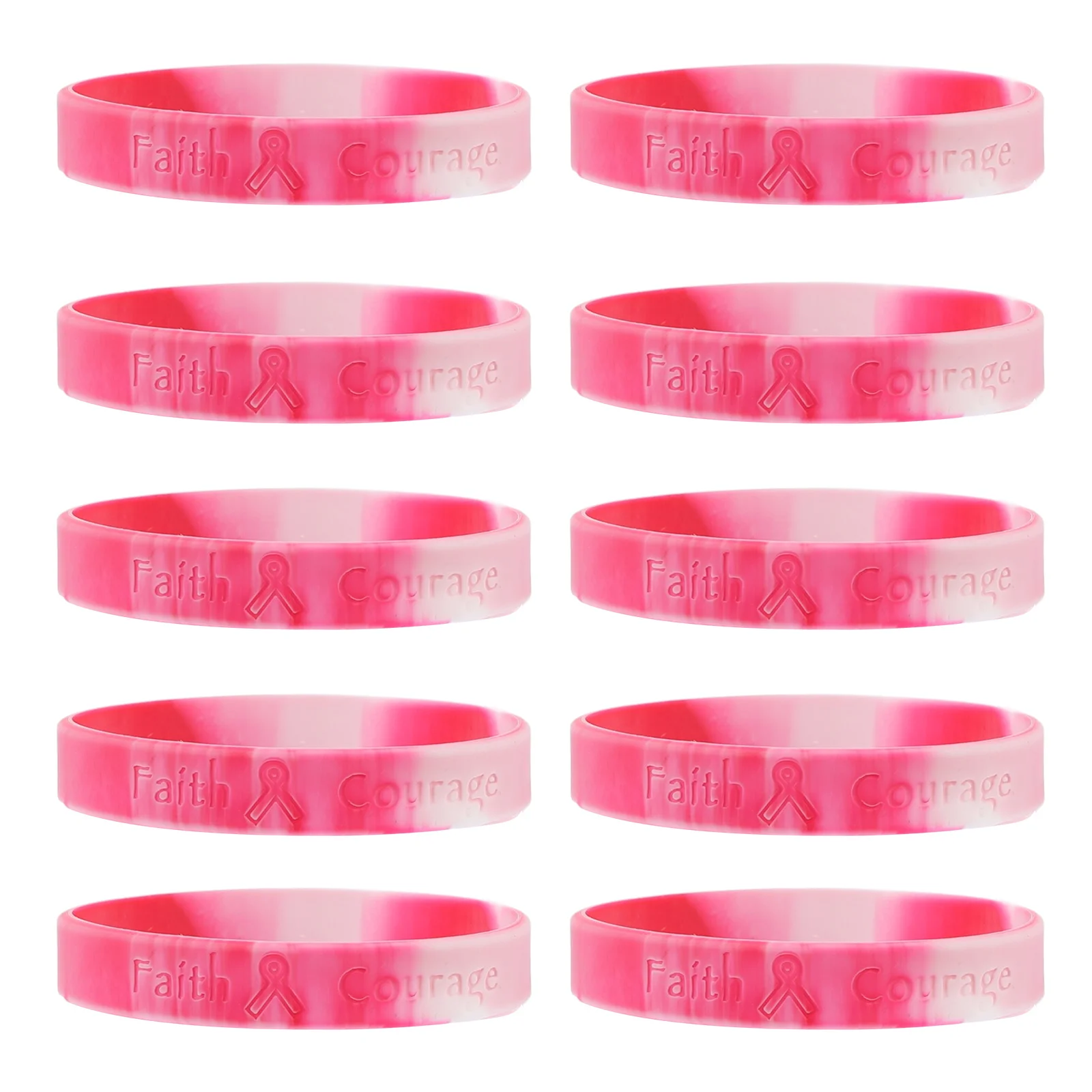 10Pcs Elastic Silicone Bracelets Pink Ribbon Breast Cancer Awareness Bangle Hand Accessories Durable Stylish All Occasions
10Pcs Elastic Silicone Bracelets Pink Ribbon Breast Cancer Awareness Bangle Hand Accessories Durable Stylish All Occasions