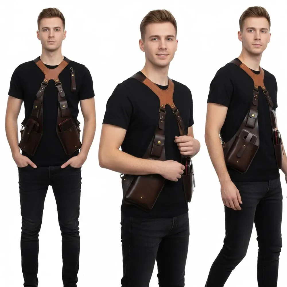2026 New Vintage Leather Armpit Bag | Unisex Suspender Crossbody | Square Phone Pouch | Portable Outdoor Essential
2026 New Vintage Leather Armpit Bag | Unisex Suspender Crossbody | Square Phone Pouch | Portable Outdoor Essential