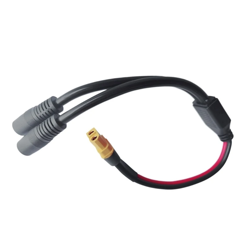XT60 to Double 7.9x0.9mm DC8mm Female Cable XT60 Extension Cord for Solar Generators Powerful Devices
XT60 to Double 7.9x0.9mm DC8mm Female Cable XT60 Extension Cord for Solar Generators Powerful Devices