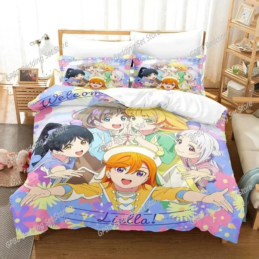2025 Luxury New 3D Print Anime Kawaii Girs Love Live! Bedding Set Single Twin Full Queen King Size Bed Set Adult Kid Bedroom
2025 Luxury New 3D Print Anime Kawaii Girs Love Live! Bedding Set Single Twin Full Queen King Size Bed Set Adult Kid Bedroom