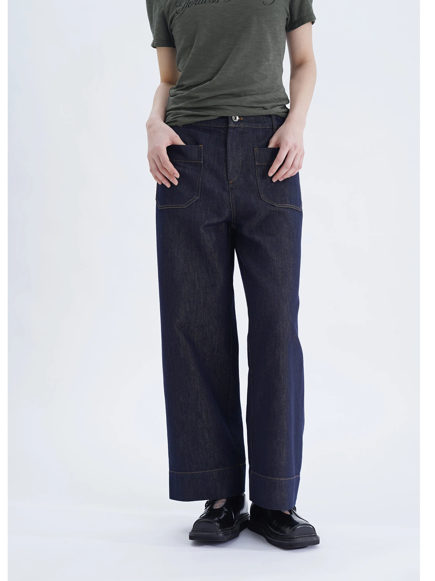 aDust Spring New Women's Slim Leg Tube Pants Four kets Nine Points Commute Cotton l Waist Straight Cut Jeans
aDust Spring New Women's Slim Leg Tube Pants Four kets Nine Points Commute Cotton l Waist Straight Cut Jeans