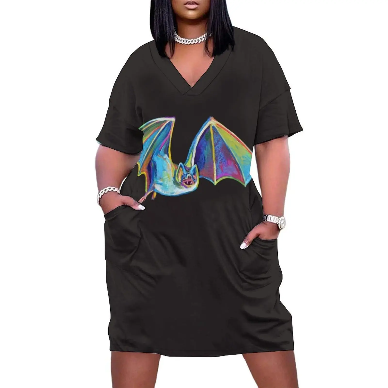 Cute Flying Halloween Bat Named Batrick Swayze Loose Pocket Dress dresses summer woman 2025 Party dresses
Cute Flying Halloween Bat Named Batrick Swayze Loose Pocket Dress dresses summer woman 2025 Party dresses