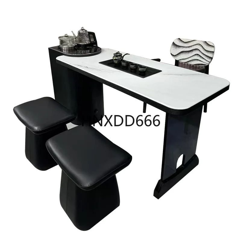 New Chinese rock slab solid wood tea table, advanced modern light luxury balcony, small tea table
New Chinese rock slab solid wood tea table, advanced modern light luxury balcony, small tea table