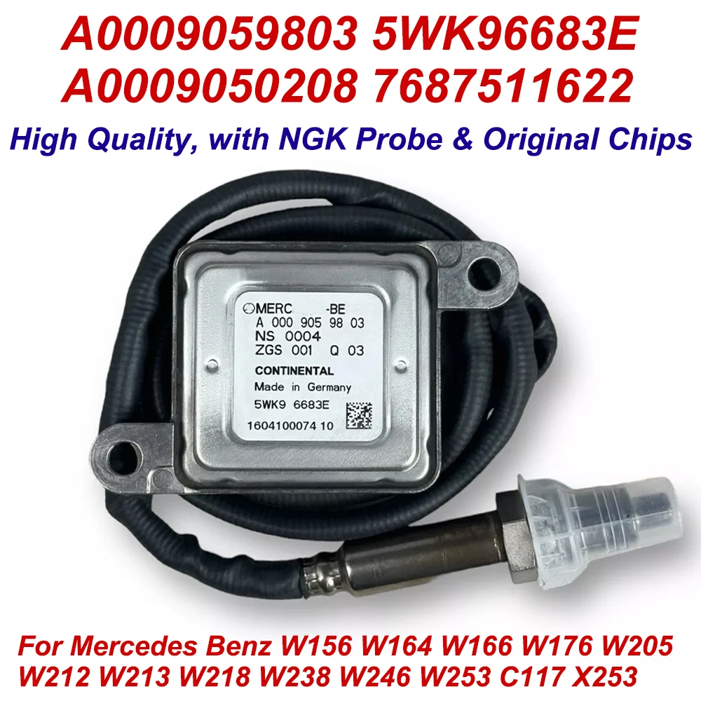 High Quality NEW NOX Sensor A0009059803 5WK96683E A0009050208 7687511622 for Mercedes Benz W213 X253 W166 W205 W212 CLA350 VITO
High Quality NEW NOX Sensor A0009059803 5WK96683E A0009050208 7687511622 for Mercedes Benz W213 X253 W166 W205 W212 CLA350 VITO