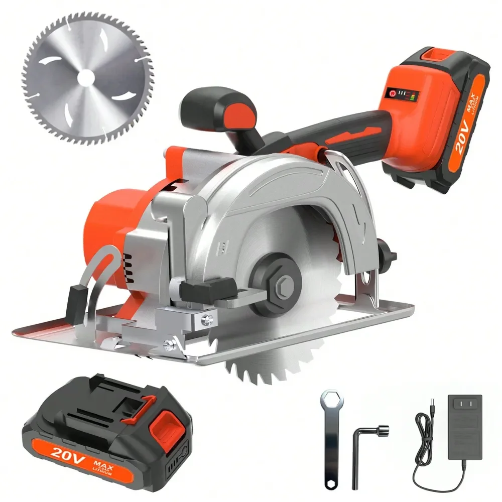 Compact Lightweight OneHand Circular Saw Kit With To 6,900 RPM ,45 Bevel Capacity, Max Cutting Depth 1.77inch,Includes Saw B
Compact Lightweight OneHand Circular Saw Kit With To 6,900 RPM ,45 Bevel Capacity, Max Cutting Depth 1.77inch,Includes Saw B