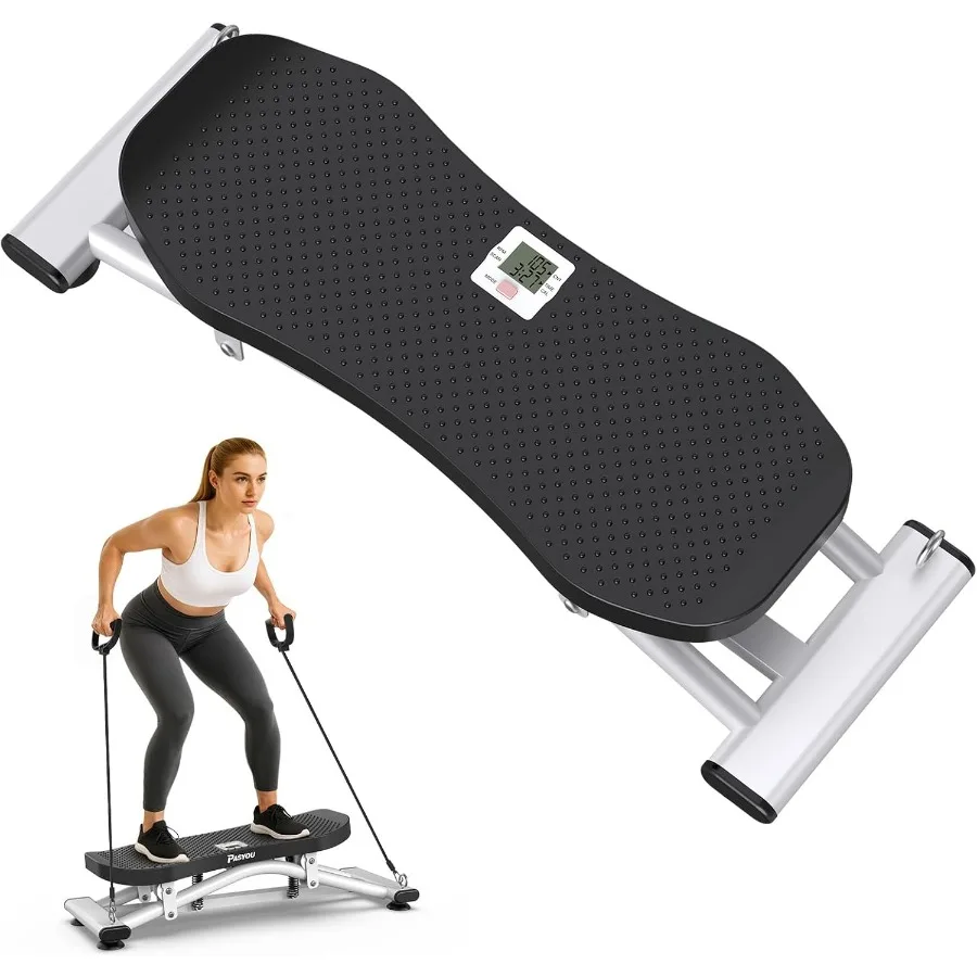 Balance Board for Adults Rock Stepper for Exercise at Home Simulate Ski Machine with Resistance Band LCD Display 330lbs Weight
Balance Board for Adults Rock Stepper for Exercise at Home Simulate Ski Machine with Resistance Band LCD Display 330lbs Weight