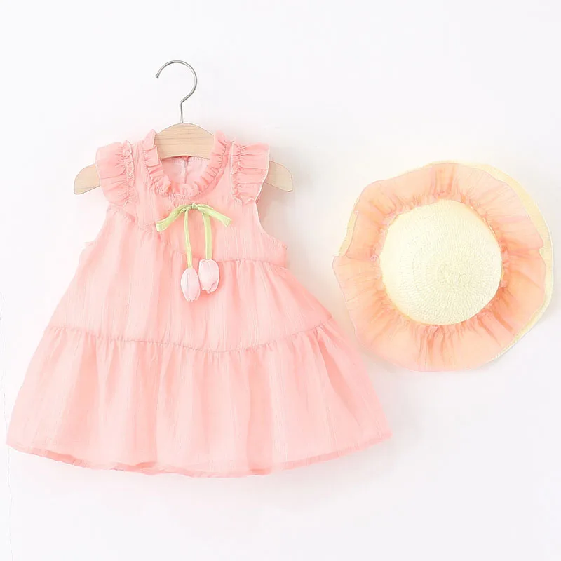 2Piece Summer Dress Girls Boutique Clothes Korean Fashion Cute Flower Sleeveless Cotton Baby Dresses Boutique Kids Clothing B029 
2Piece Summer Dress Girls Boutique Clothes Korean Fashion Cute Flower Sleeveless Cotton Baby Dresses Boutique Kids Clothing B029