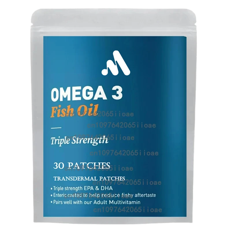 30 Patches Omega-3 Fish Oil Transdermal Patches Heart , Cardio Support, Rapid- Release Immune Support
30 Patches Omega-3 Fish Oil Transdermal Patches Heart , Cardio Support, Rapid- Release Immune Support