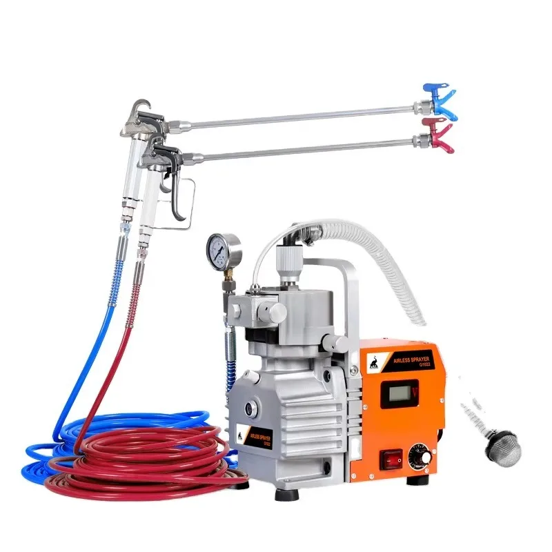 G1022 High Quality DIY Electric Airless Paint Sprayer 5.2L/min High Pressure Diaphragm Pump 220V/110V 2.2kW
G1022 High Quality DIY Electric Airless Paint Sprayer 5.2L/min High Pressure Diaphragm Pump 220V/110V 2.2kW