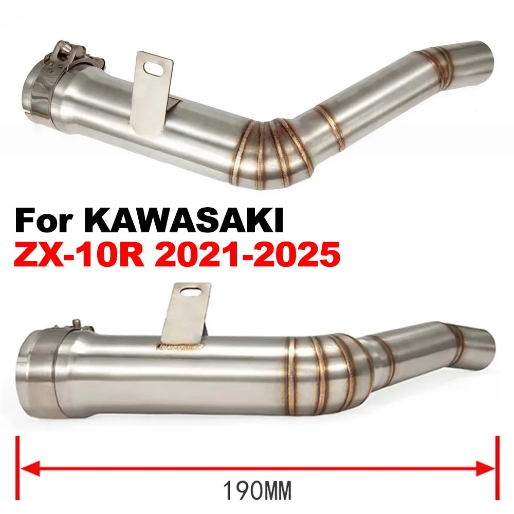ZX-10R 2025 Silent Exhaust Middle Link Pipe For kawasaki Ninja ZX10R ZX 10R 2024-2021 Motorbike Original Exhaust Connect
ZX-10R 2025 Silent Exhaust Middle Link Pipe For kawasaki Ninja ZX10R ZX 10R 2024-2021 Motorbike Original Exhaust Connect