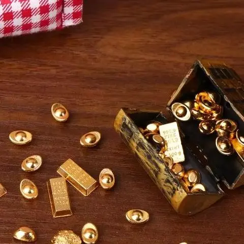 1:12 Dollhouse Miniature Pirate Treasure Chest Ingot Gold Bar Model Furniture Accessories For Doll House Decor Toy
1:12 Dollhouse Miniature Pirate Treasure Chest Ingot Gold Bar Model Furniture Accessories For Doll House Decor Toy
