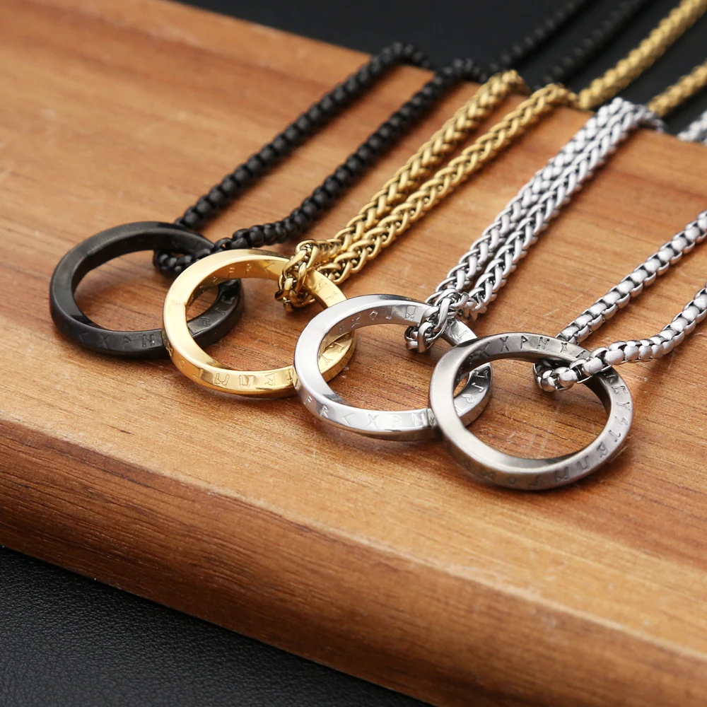 Vintage Stainless Steel Vikings Pendant Necklace For Men Women Fashion Punk Mobius Round Necklaces Scandinavian Amulet Jewelry
Vintage Stainless Steel Vikings Pendant Necklace For Men Women Fashion Punk Mobius Round Necklaces Scandinavian Amulet Jewelry
