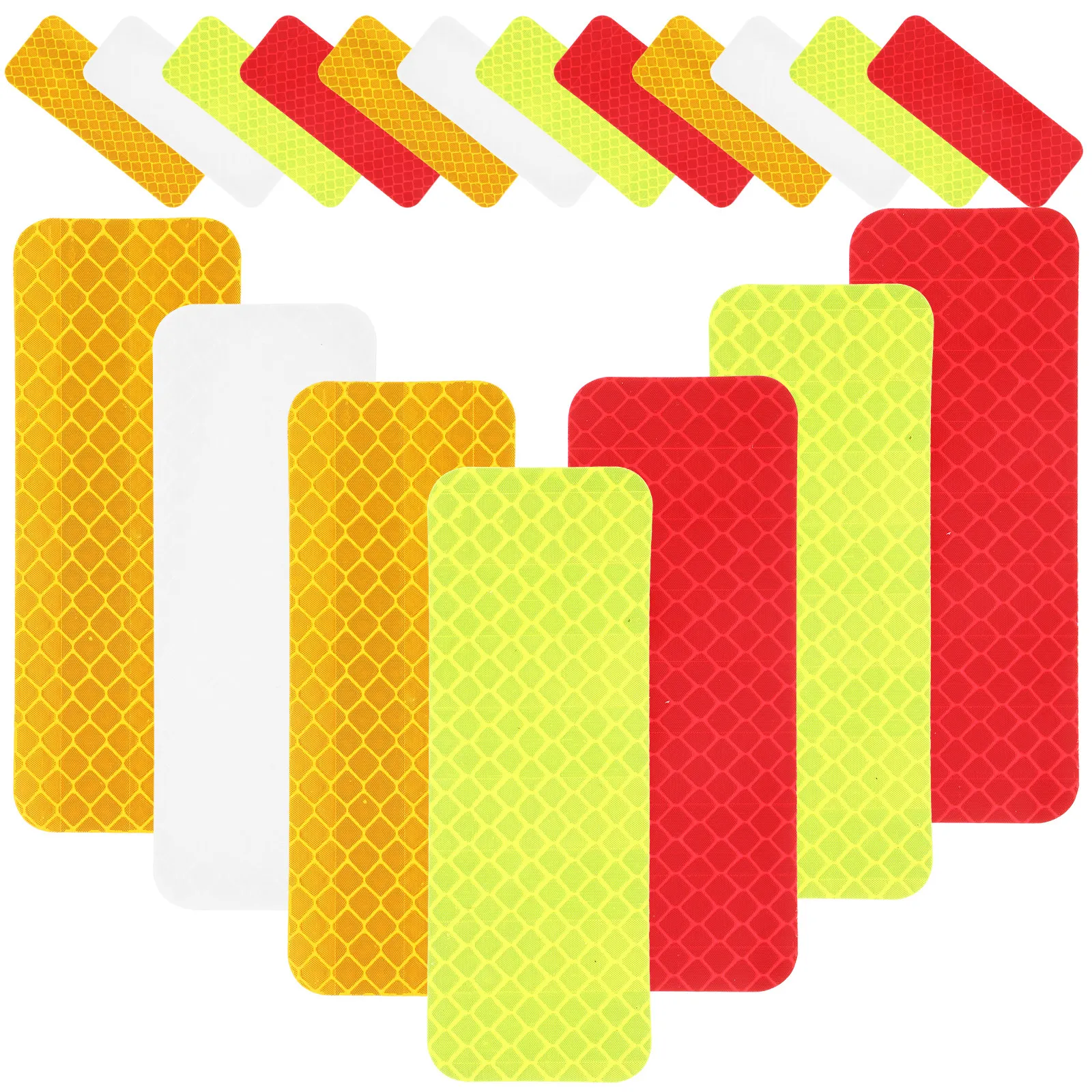 40Pcs Reflective Sticker Car Safety Tape Sturdy Reflector Decal for Trucks Motorcycles Electric Bikes Outdoor High Visibility
40Pcs Reflective Sticker Car Safety Tape Sturdy Reflector Decal for Trucks Motorcycles Electric Bikes Outdoor High Visibility