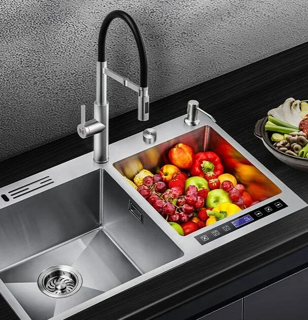 Ручная стиральная машина304 Aço Inoxidável Ultra-sônico Cozinha Pia, Frutas E Vegetais Inteligentes Limpeza Máquina, Purifintz Int
Ручная стиральная машина304 Aço Inoxidável Ultra-sônico Cozinha Pia, Frutas E Vegetais Inteligentes Limpeza Máquina, Purifintz Int
