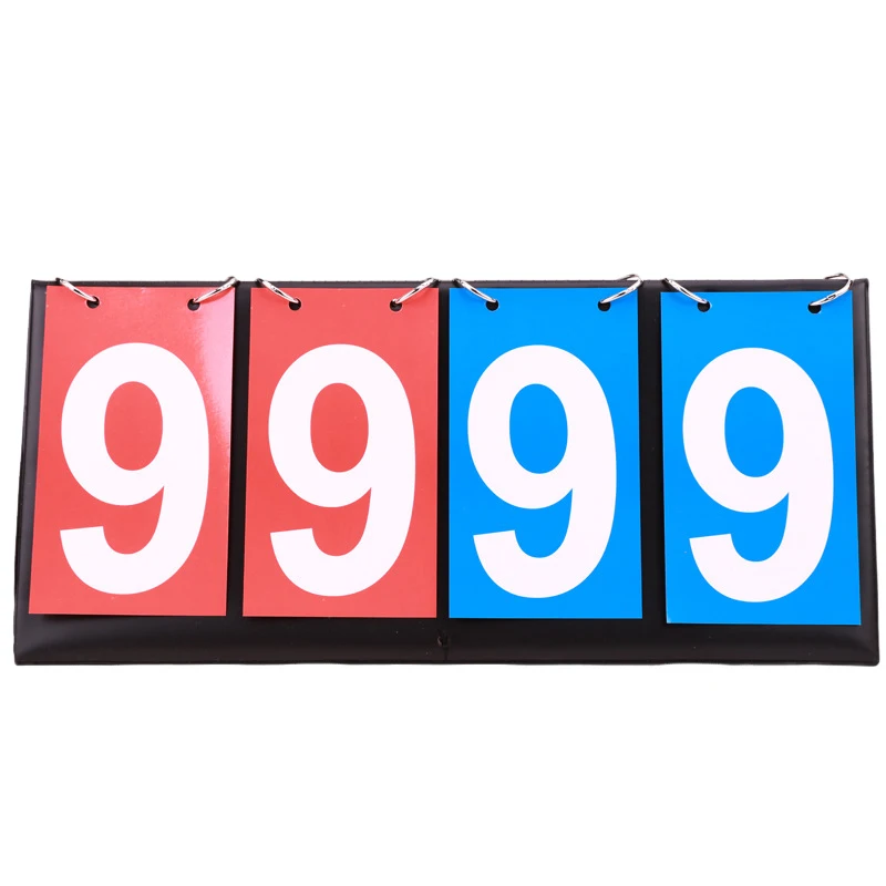 Newly Portable Sport Scoreboard 4 Digit Sports Score Flip Scoreboard for Basketball Competition
Newly Portable Sport Scoreboard 4 Digit Sports Score Flip Scoreboard for Basketball Competition