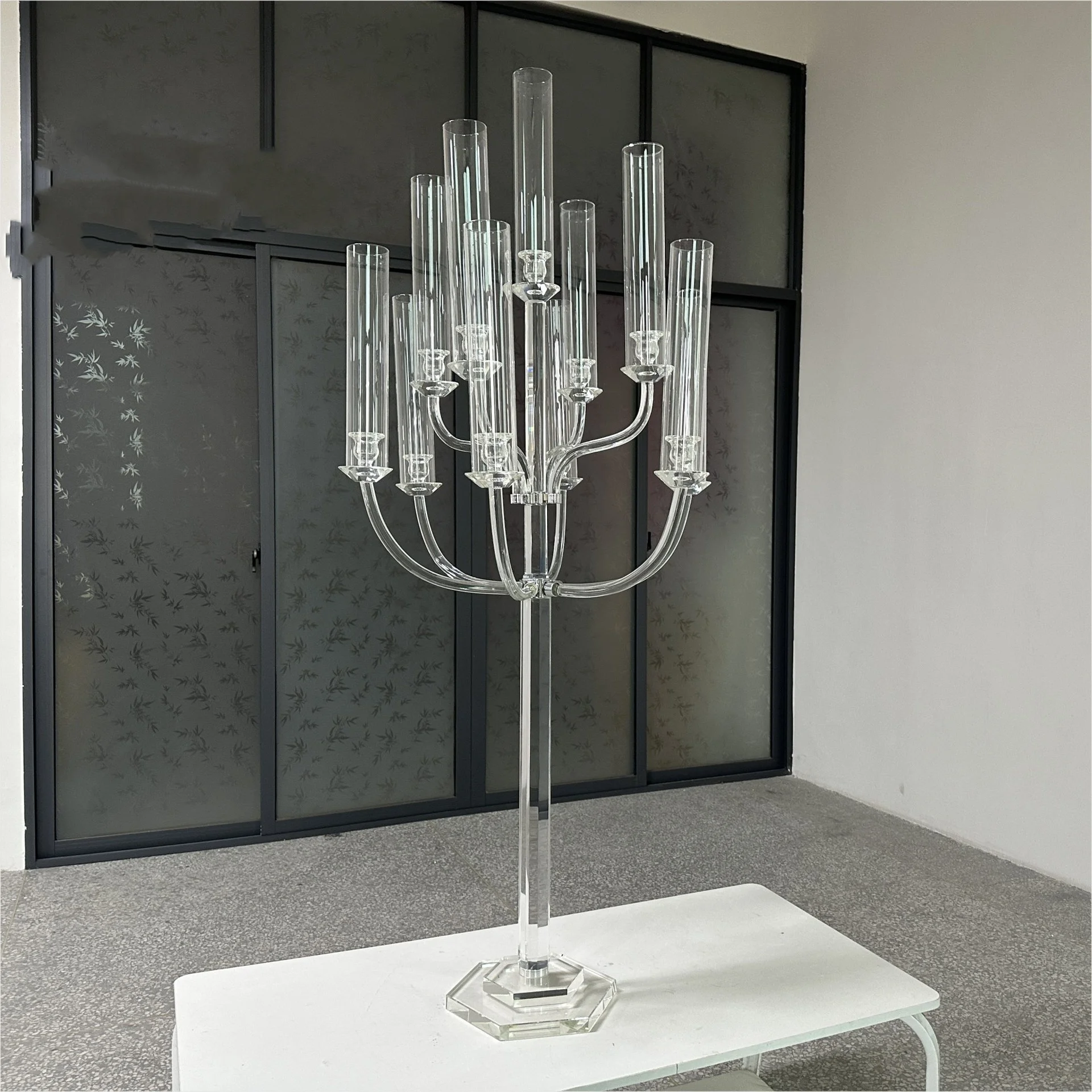 4pcs)Wholesale clear glass crystal Backdrop Stand cylinder stand Background Flower Frame for Wedding Party Stage Decoration
4pcs)Wholesale clear glass crystal Backdrop Stand cylinder stand Background Flower Frame for Wedding Party Stage Decoration