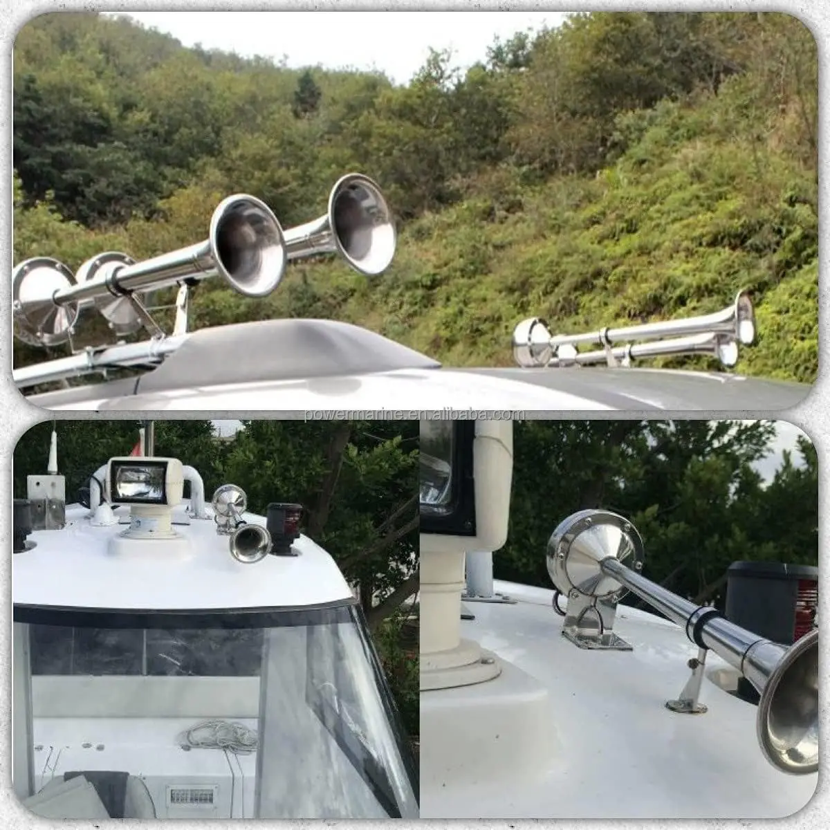 12 В 24 В лодка воздушный звуковой сигнал из нержавеющей стали одиночный двойной морской автофургон грузовик автомобиль электрический звуковой сигнал трубы
12 В 24 В лодка воздушный звуковой сигнал из нержавеющей стали одиночный двойной морской автофургон грузовик автомобиль электрический звуковой сигнал трубы