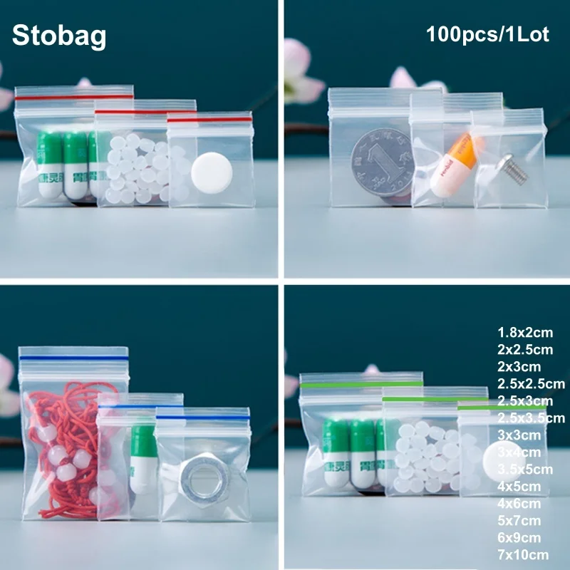 StoBag 100pcs Transparent Mini Small Zipper Plastic Bags Sealing Jewelry Food Packaging Clear Pouch Storage Waterproof Reusable
StoBag 100pcs Transparent Mini Small Zipper Plastic Bags Sealing Jewelry Food Packaging Clear Pouch Storage Waterproof Reusable