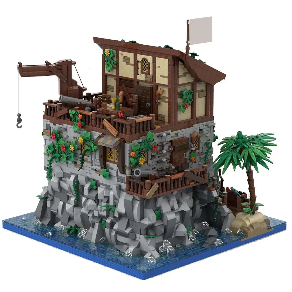 MOC-105796 Средневековый пиратский дом на острове черепа 5887, детали для коллекции
MOC-105796 Средневековый пиратский дом на острове черепа 5887, детали для коллекции