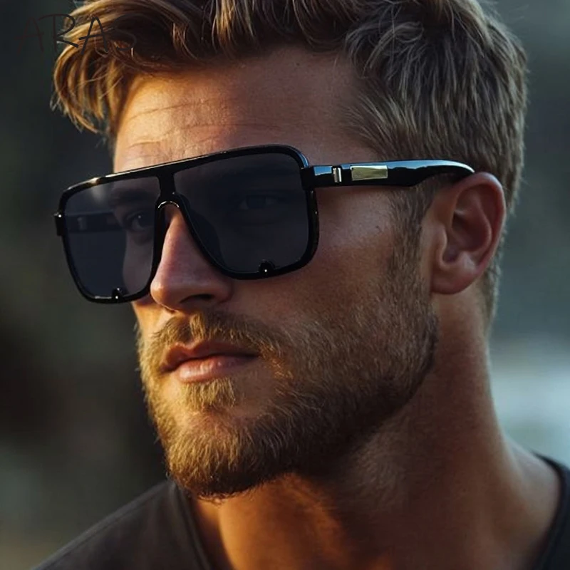 Polarized Oversized Square Shield Sunglasses Men 2025 Luxury Brand Fashion Outdoor Driving UV400 Shades Classic Punk Sun Glasses
Polarized Oversized Square Shield Sunglasses Men 2025 Luxury Brand Fashion Outdoor Driving UV400 Shades Classic Punk Sun Glasses