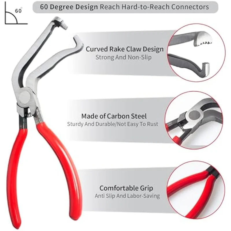 AT63-4Pcs Electrical Disconnect Pliers For Cars,Electrical Connector Separator Tool And Electrical Connector Disconnect Plier
AT63-4Pcs Electrical Disconnect Pliers For Cars,Electrical Connector Separator Tool And Electrical Connector Disconnect Plier