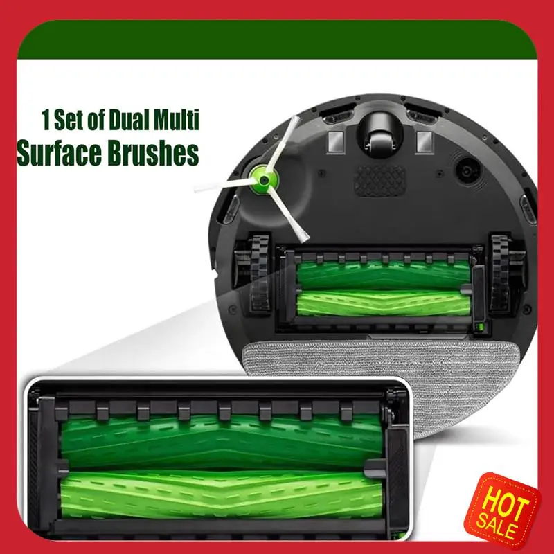 Brush Rollers,Hepa Filters,Mop Pads,Side Brushes Replacement Accessories Kit Plastic For Irobot Roomba Combo I5, I5+,J5, J5+
Brush Rollers,Hepa Filters,Mop Pads,Side Brushes Replacement Accessories Kit Plastic For Irobot Roomba Combo I5, I5+,J5, J5+