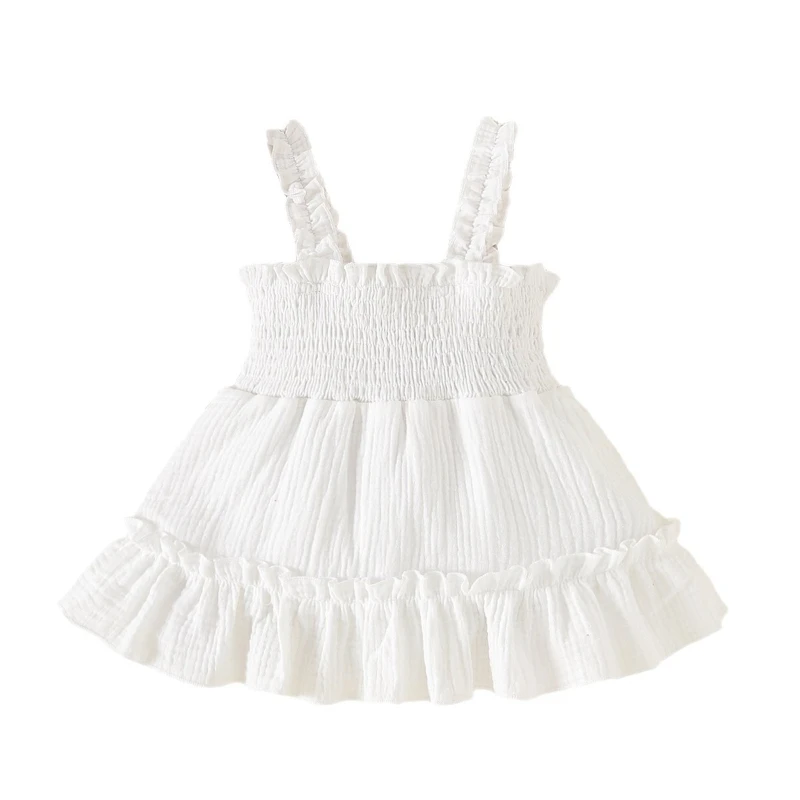 2026 Summer New Hot Selling Solid Color Cute Gentle Wind Wide Strap Folded Dress for Children
2026 Summer New Hot Selling Solid Color Cute Gentle Wind Wide Strap Folded Dress for Children