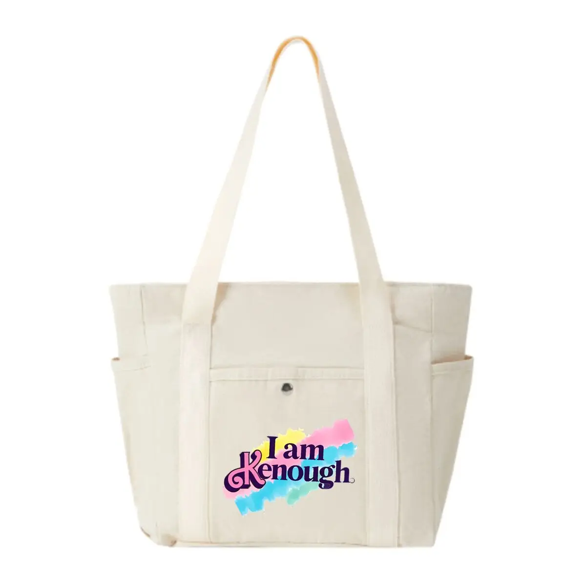 I Am Enough Script in Colorful Tone Simple Canvas Bag Women's Basic Shopping Commute Bag
I Am Enough Script in Colorful Tone Simple Canvas Bag Women's Basic Shopping Commute Bag