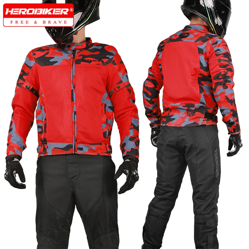 HEROBIKER Summer Style Motorcycle Jacket Racing Jacket Fall Prevention Motorcycle Clothes Wear Resistant Road Racing Clothing
HEROBIKER Summer Style Motorcycle Jacket Racing Jacket Fall Prevention Motorcycle Clothes Wear Resistant Road Racing Clothing