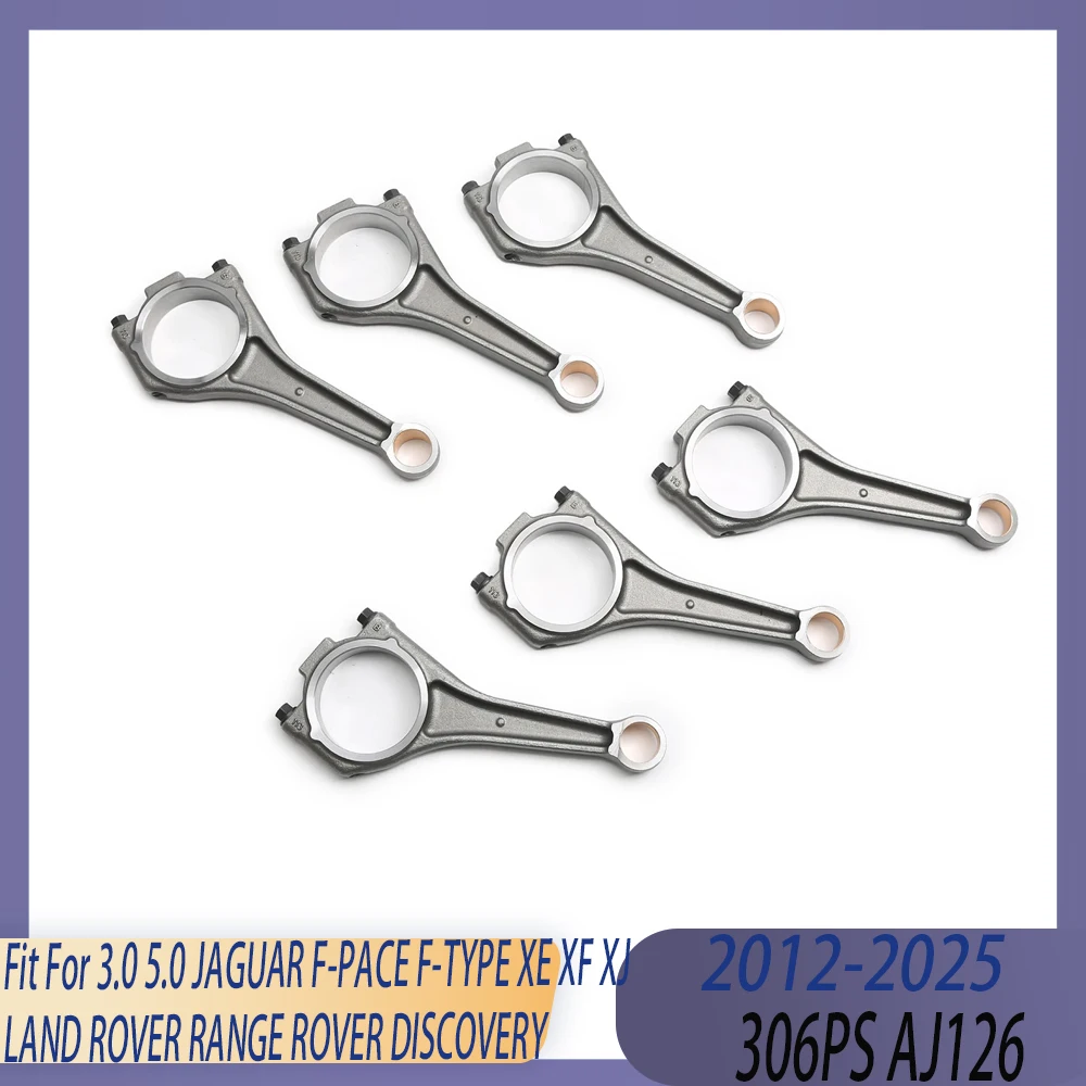 6PCS Engine Parts Connecting Rod Set Fit 3.0 L 306PS AJ126 SCV6 12-25 For JAGUAR LAND ROVER RANGE ROVER GAS DOHC Con-rod Conrod
6PCS Engine Parts Connecting Rod Set Fit 3.0 L 306PS AJ126 SCV6 12-25 For JAGUAR LAND ROVER RANGE ROVER GAS DOHC Con-rod Conrod
