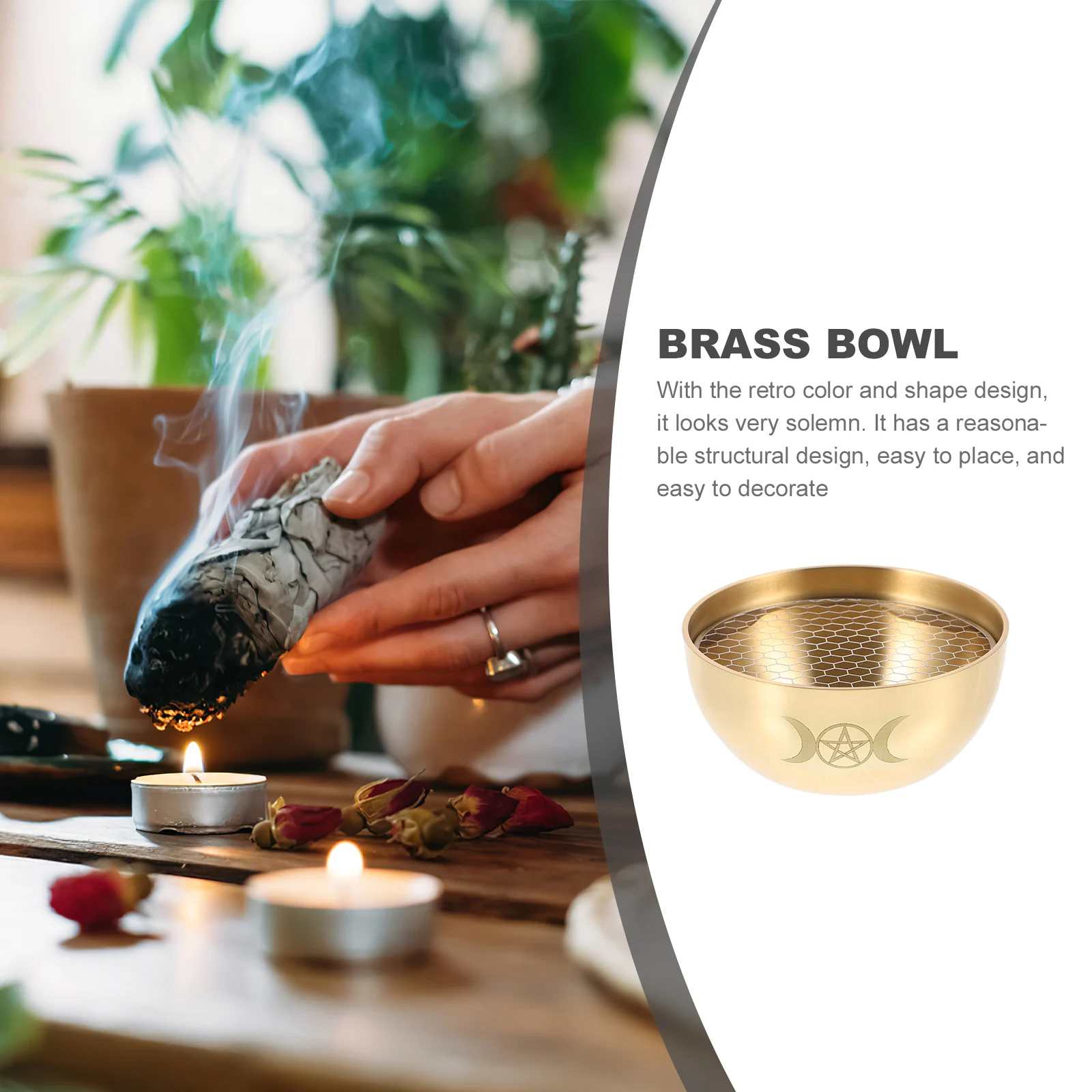 Aromatherapy Copper Bowl Brass Treasure Pray Sacrificial Bowls Wishing Table Decorations for Party Decorative Basin Props
Aromatherapy Copper Bowl Brass Treasure Pray Sacrificial Bowls Wishing Table Decorations for Party Decorative Basin Props