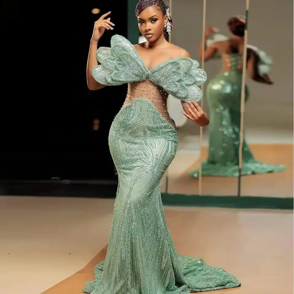 Aso Ebi Beaded Lace Wedding Reception Dress Guest Gown Custom Butterfly Floral African Birthday Dress Photo Shoot Prom Dresses
Aso Ebi Beaded Lace Wedding Reception Dress Guest Gown Custom Butterfly Floral African Birthday Dress Photo Shoot Prom Dresses