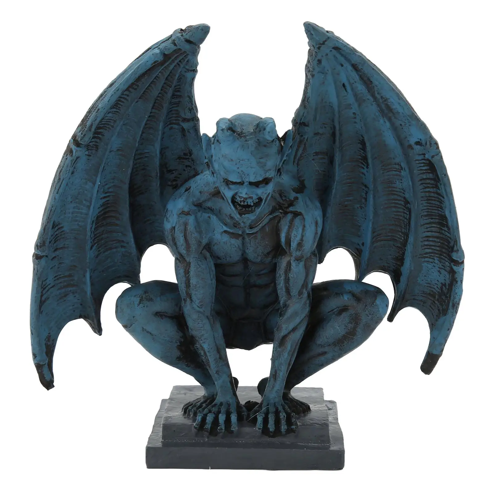 Статуя из смолы Gargoyle, Готическая скульптура для дома, сада, двора, офиса, Декор, синий
Статуя из смолы Gargoyle, Готическая скульптура для дома, сада, двора, офиса, Декор, синий