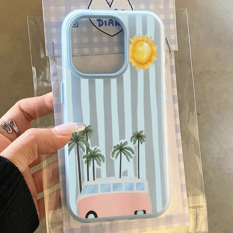 Coconut Tree Car Stripes Phone Case For iPhone 17 Pro Max 16 15 14 Plus 13 12 11 Pro 16e 17e Air XR X XS Max 7 8 Plus Soft Cover
Coconut Tree Car Stripes Phone Case For iPhone 17 Pro Max 16 15 14 Plus 13 12 11 Pro 16e 17e Air XR X XS Max 7 8 Plus Soft Cover