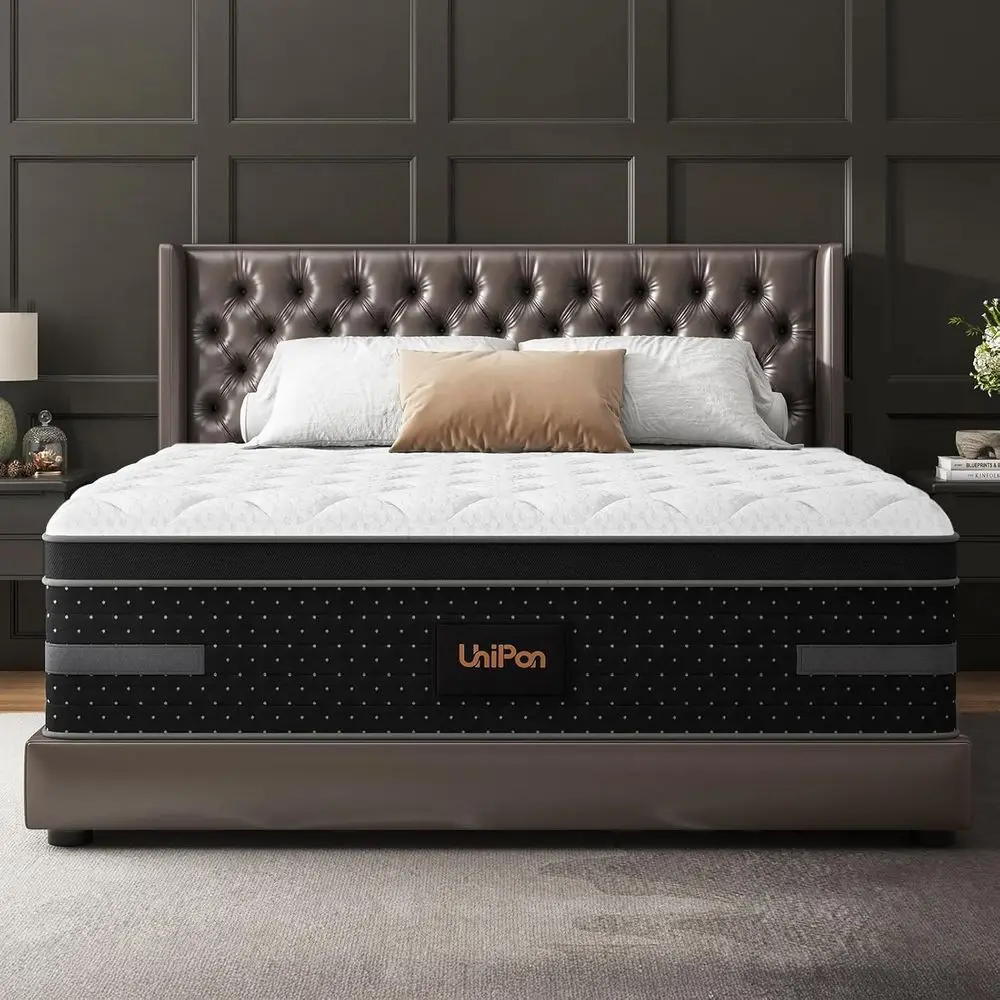 Extra irm King Mattr, 14 Inch Hybrid Mattres in a Box Hotel Collection with Extra Back & Hip Support, Deep Sleep Comort, Zoned S
Extra irm King Mattr, 14 Inch Hybrid Mattres in a Box Hotel Collection with Extra Back & Hip Support, Deep Sleep Comort, Zoned S