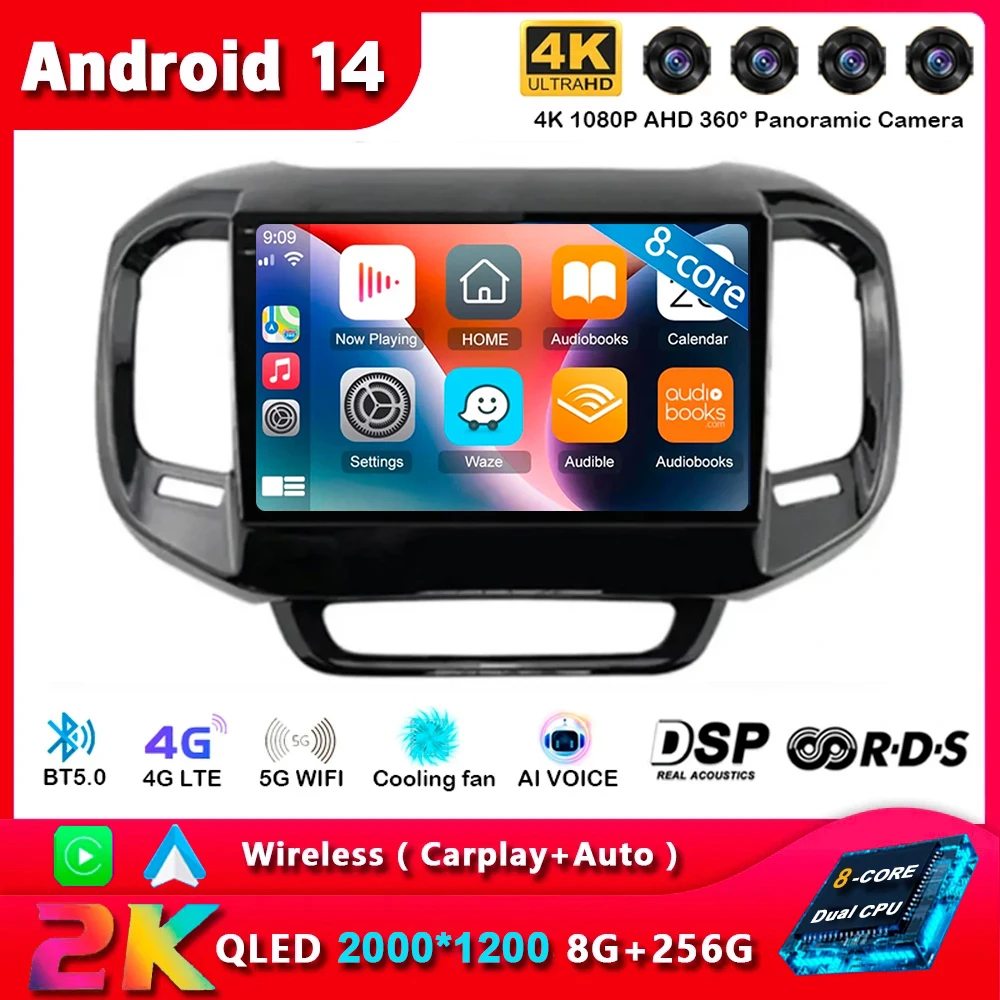 Android 14 Carplay Auto For FIAT Toro 2017 2018 2019 2020 2021 Multimedia Car Radio Player GPS WiFi+4G 2DIN DSP Stereo Head Unit
Android 14 Carplay Auto For FIAT Toro 2017 2018 2019 2020 2021 Multimedia Car Radio Player GPS WiFi+4G 2DIN DSP Stereo Head Unit
