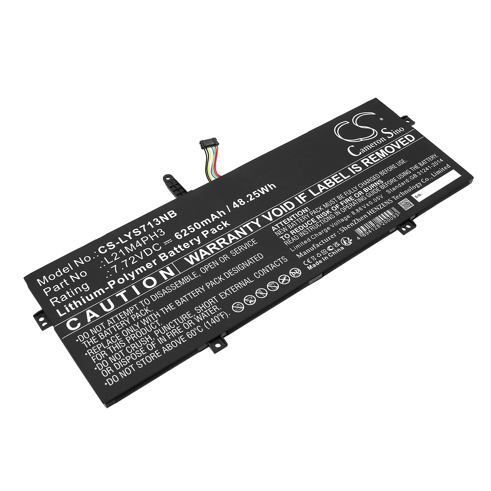 Сменный аккумулятор CS для Lenovo Yoga Slim 7 Carbon 13IAP7 82U9, Yoga Slim 7 Carbon 13IAP7 82U
Сменный аккумулятор CS для Lenovo Yoga Slim 7 Carbon 13IAP7 82U9, Yoga Slim 7 Carbon 13IAP7 82U