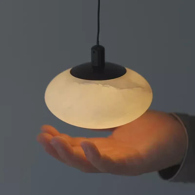 Natural Alabaster Pendant Light for Kitchen Chandelier Marble Shade LED Lights Fixtures White Marble Bedroom Dining Living Room
Natural Alabaster Pendant Light for Kitchen Chandelier Marble Shade LED Lights Fixtures White Marble Bedroom Dining Living Room