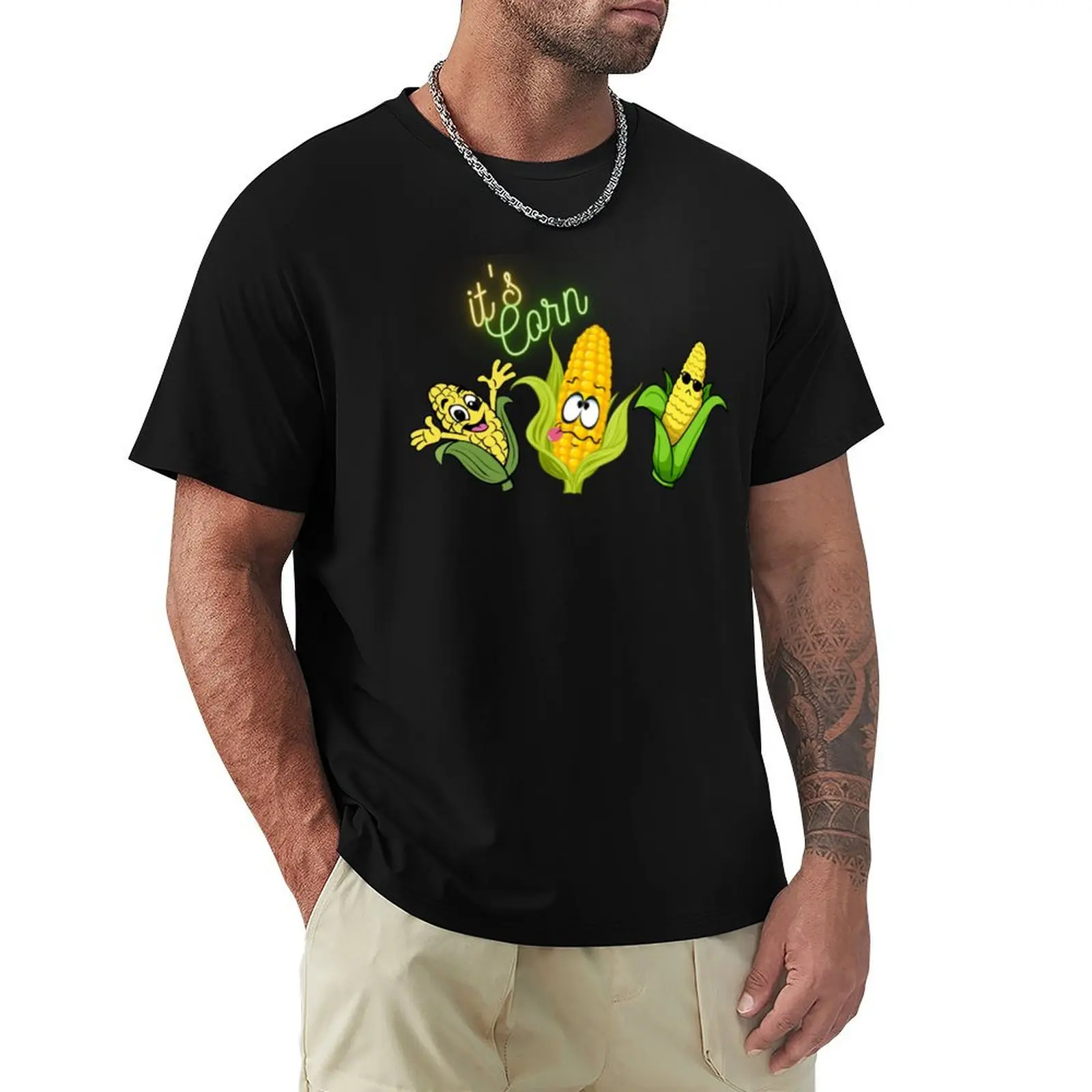 it_s corn T-Shirt Basic Daily Outfit Short Sleeve Tee
it_s corn T-Shirt Basic Daily Outfit Short Sleeve Tee